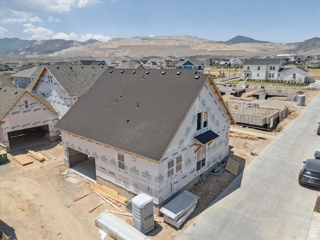 6782 W Docksider Dr Unit 302, South Jordan, UT 84009 - aerial perspective of suburban area featuring a mountainous background