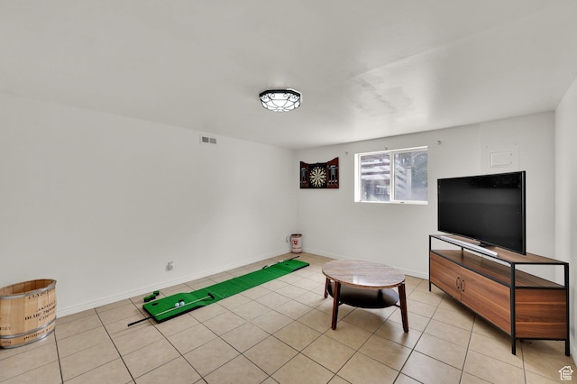 1481 W Bluemont Dr, Murray, UT 84123 - living room with light tile patterned floors and baseboards