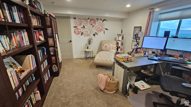 1268 E 300 S, Smithfield, UT 84335 - carpeted office with recessed lighting