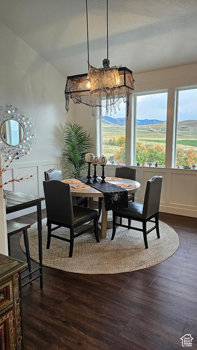1268 E 300 S, Smithfield, UT 84335 - dining space featuring healthy amount of natural light and dark wood finished floors