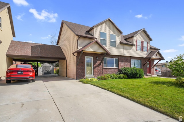 78 E 1450 S, Orem, UT 84058 - view of front of home featuring concrete driveway and brick siding