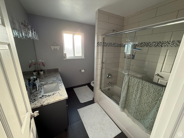 1079 E 850 S, Spanish Fork, UT 84660 - full bathroom featuring vanity, enclosed tub / shower combo, and tile patterned flooring