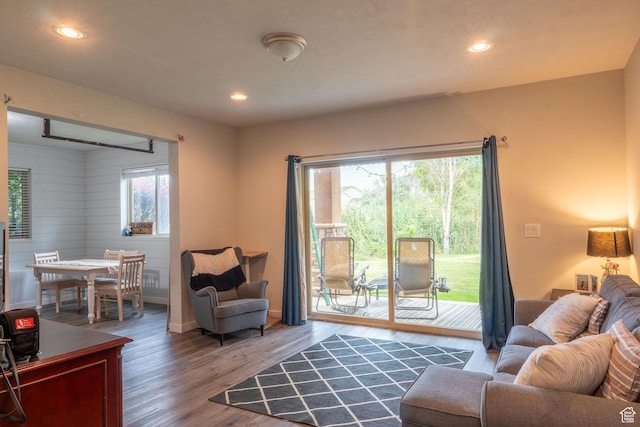1959 W Golden Pond Way S, Orem, UT 84059 - living area with wood finished floors and recessed lighting