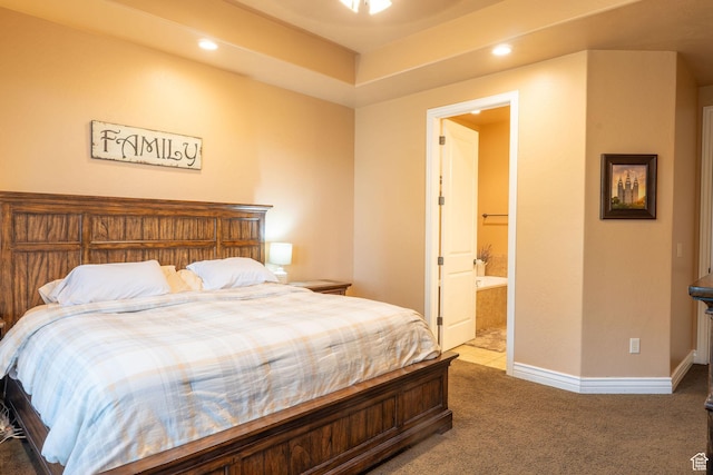 1959 W Golden Pond Way S, Orem, UT 84059 - carpeted bedroom with recessed lighting and ensuite bathroom