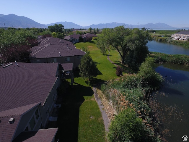 1959 W Golden Pond Way S, Orem, UT 84059 - drone / aerial view of a water and mountain view