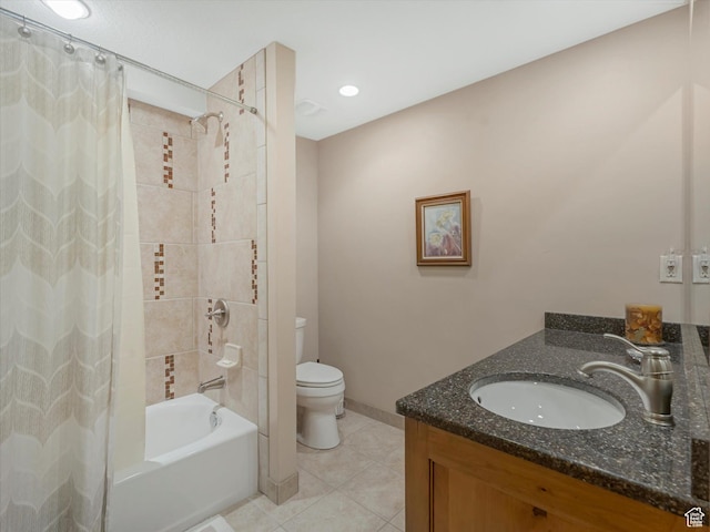1679 Captain Molly Dr, Park City, UT 84060 - full bathroom with vanity, shower / tub combo with curtain, and tile patterned flooring