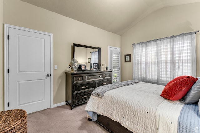 14858 S Ox Cart Ln, Draper, UT 84020 - bedroom featuring lofted ceiling and carpet floors