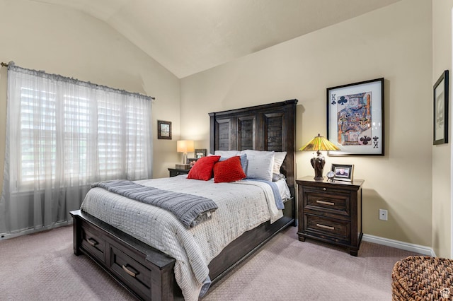 14858 S Ox Cart Ln, Draper, UT 84020 - carpeted bedroom with vaulted ceiling and baseboards