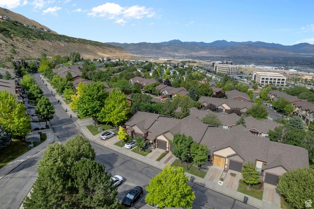 14858 S Ox Cart Ln, Draper, UT 84020 - aerial view of residential area with mountains