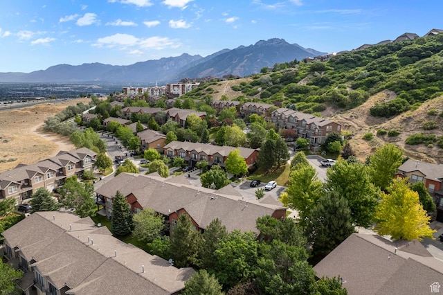 14858 S Ox Cart Ln, Draper, UT 84020 - aerial view of residential area featuring mountains