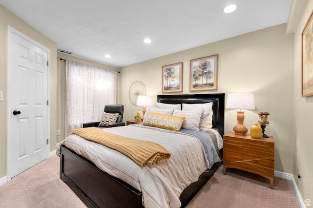 14858 S Ox Cart Ln, Draper, UT 84020 - bedroom with light colored carpet and recessed lighting