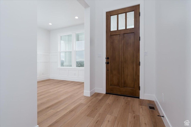 2960 N 1080 W, Lehi, UT 84043 - entrance foyer featuring light wood finished floors and recessed lighting