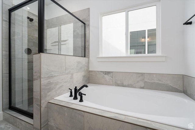 2960 N 1080 W, Lehi, UT 84043 - bathroom with a shower stall, a garden tub, and healthy amount of natural light