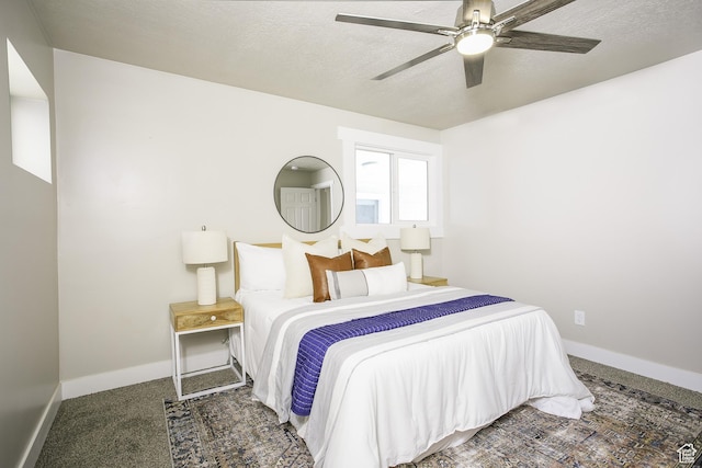 886 W 500 N, Orem, UT 84057 - bedroom featuring carpet floors, ceiling fan, and a textured ceiling