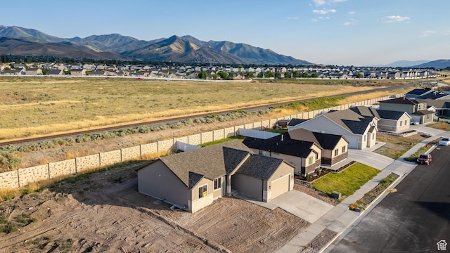 1182 N Berra Blvd, Tooele, UT 84074 - aerial view of residential area featuring mountains