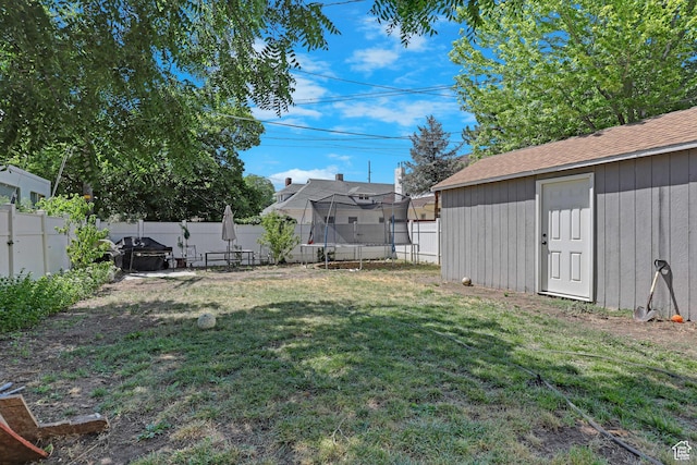 2217 Monroe Blvd, Ogden, UT 84401 - fenced backyard with an outbuilding