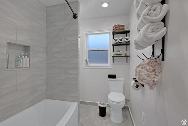 2217 Monroe Blvd, Ogden, UT 84401 - bathroom with bathing tub / shower combination and tile patterned flooring