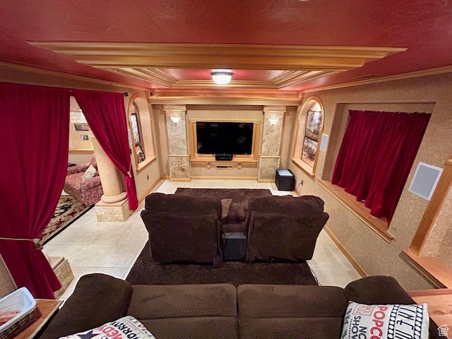 4140 W 975 S, Cedar City, UT 84720 - tiled cinema room with ornamental molding