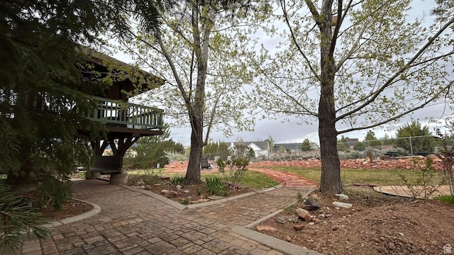 4140 W 975 S, Cedar City, UT 84720 - view of yard with a wooden deck