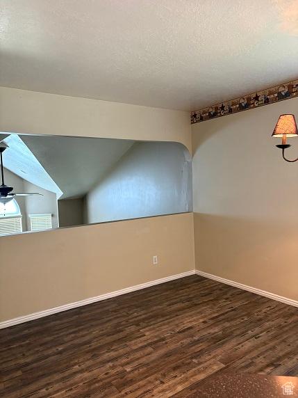 1579 W 2050 N, Clinton, UT 84015 - empty room featuring wood finished floors and a textured ceiling