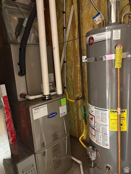 1579 W 2050 N, Clinton, UT 84015 - utilities with secured water heater and heating unit