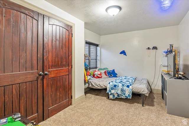 3944 W Sage Blossom Way S, Jordan, UT 84009 - carpeted bedroom featuring baseboards and a textured ceiling