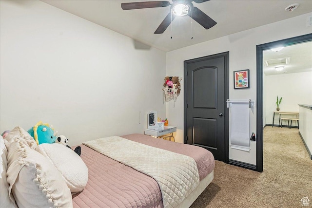 3944 W Sage Blossom Way S, Jordan, UT 84009 - carpeted bedroom featuring a ceiling fan
