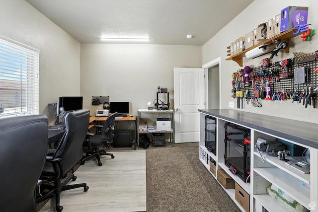 1492 N 565 W Unit 101, Logan, UT 84341 - office area with light wood-style flooring