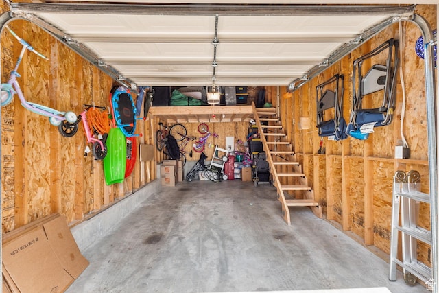217 W Ridge Rd, Saratoga Springs, UT 84045 - garage featuring wooden walls