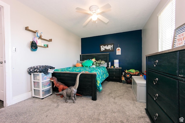 2080 W 2175 S, Syracuse, UT 84075 - bedroom featuring light colored carpet and a ceiling fan