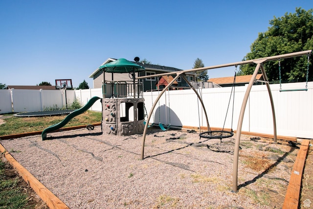 2080 W 2175 S, Syracuse, UT 84075 - view of jungle gym with a fenced backyard