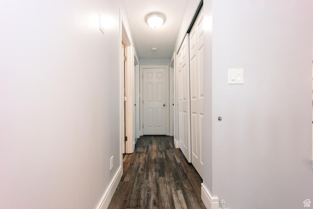 2080 W 2175 S, Syracuse, UT 84075 - hallway with dark wood-style floors and baseboards