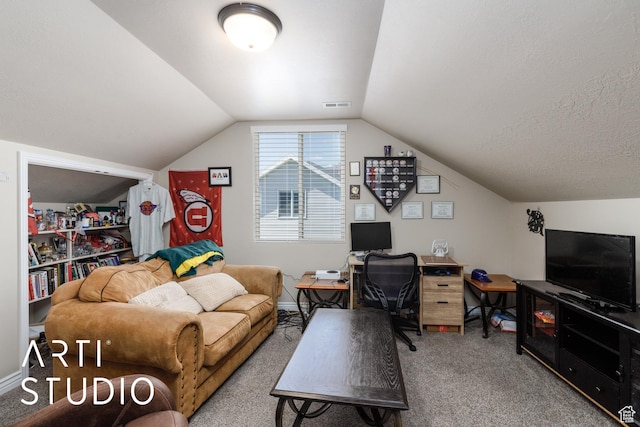 2185 N 250 W, Harrisville, UT 84414 - carpeted office space featuring lofted ceiling