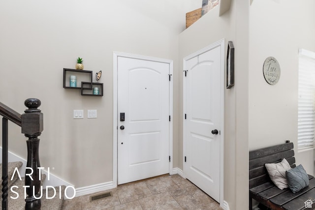 2185 N 250 W, Harrisville, UT 84414 - foyer entrance with baseboards and stairs