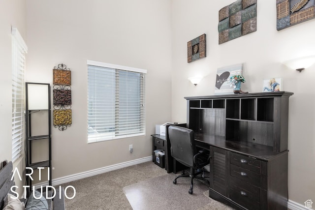 2185 N 250 W, Harrisville, UT 84414 - office featuring carpet flooring and a high ceiling