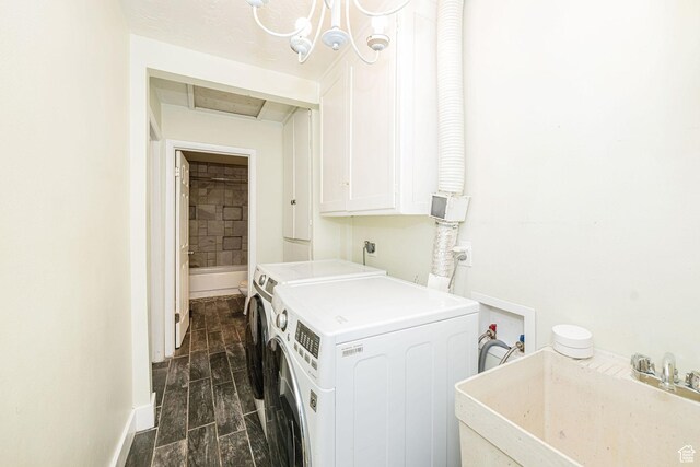 460 S 1074 E, Provo, UT 84606 - laundry room with washing machine and clothes dryer and cabinet space