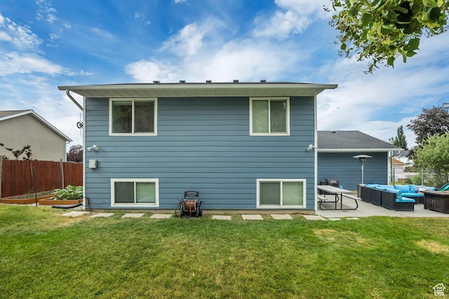 1492 N 1040 W, Orem, UT 84057 - rear view of house with an outdoor hangout area and a patio area