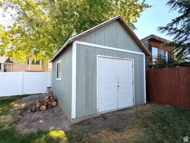 1492 N 1040 W, Orem, UT 84057 - view of shed with a fenced backyard