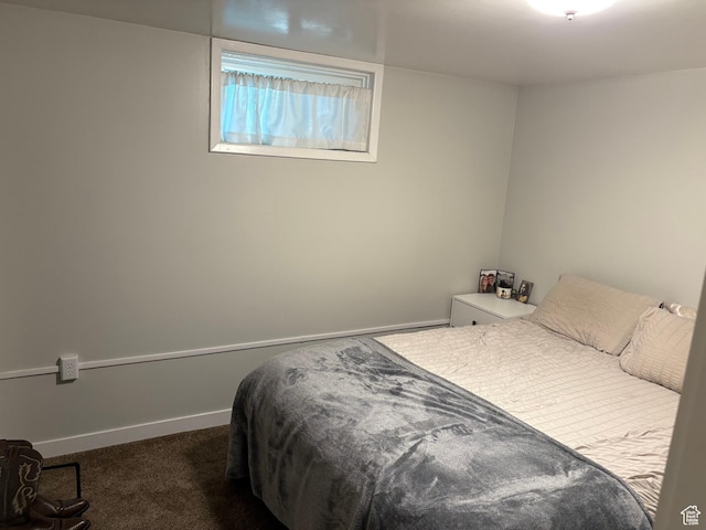 503 S Utah Ave, Provo, UT 84606 - bedroom featuring dark carpet and baseboards
