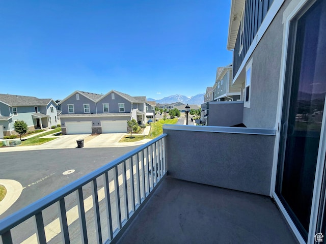 5149 W Arley Ct, Herriman, UT 84096 - balcony with a mountain view and a residential view