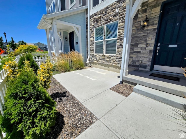 5149 W Arley Ct, Herriman, UT 84096 - property entrance with stone siding