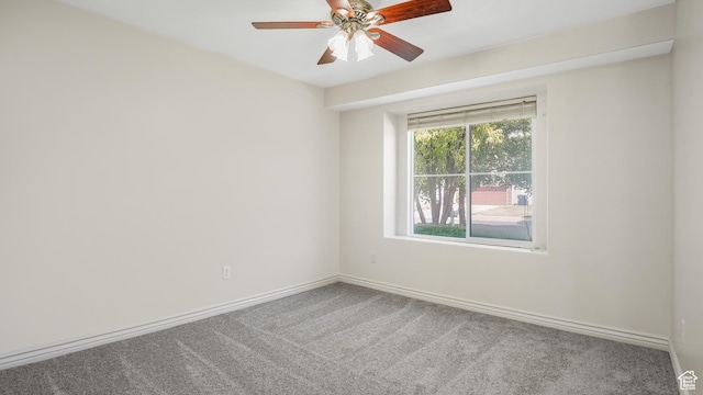 1238 S 1420 W, Woods Cross, UT 84087 - spare room featuring carpet floors and ceiling fan
