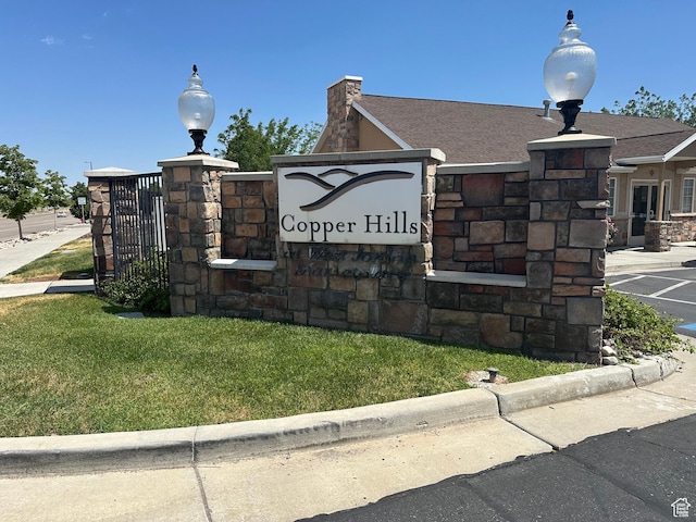 5551 W Geronimo Way S, West Jordan, UT 84081 - view of community / neighborhood sign
