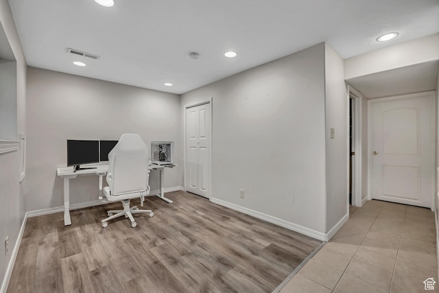 857 E 575 N, Layton, UT 84041 - home office with wood finished floors and recessed lighting
