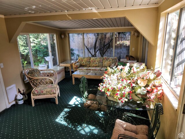 8857 S Capella Way E, Sandy, UT 84093 - sunroom with healthy amount of natural light