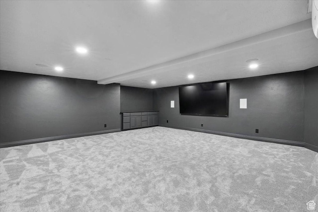 12469 S Patriot Hill Way, Herriman, UT 84096 - finished basement featuring carpet flooring and recessed lighting