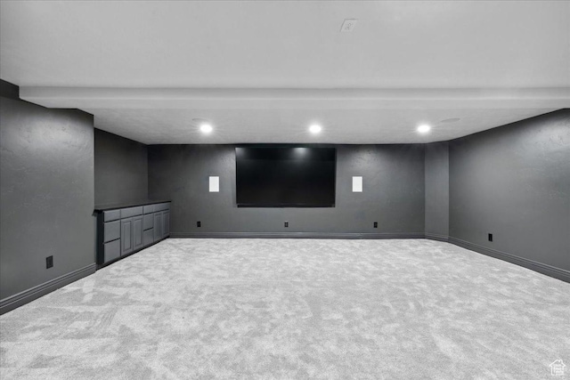 12469 S Patriot Hill Way, Herriman, UT 84096 - finished basement with carpet and recessed lighting