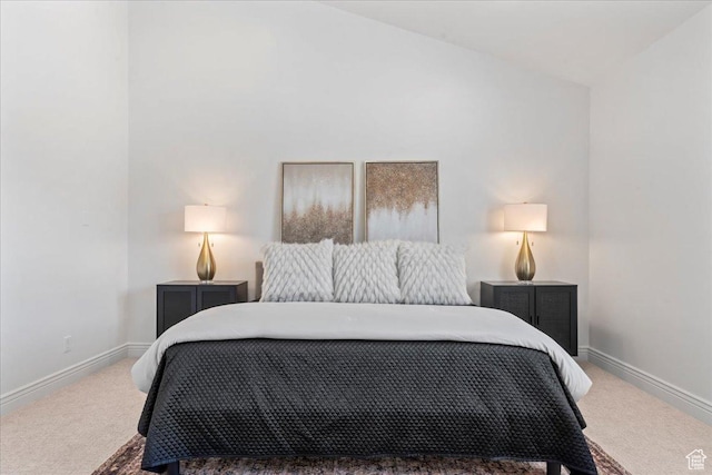 12469 S Patriot Hill Way, Herriman, UT 84096 - carpeted bedroom with baseboards and lofted ceiling