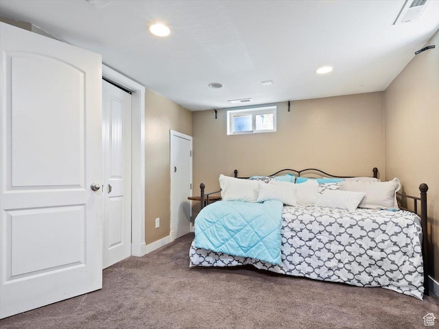344 E Utopia Ave, South Salt Lake, UT 84115 - carpeted bedroom featuring recessed lighting and a closet