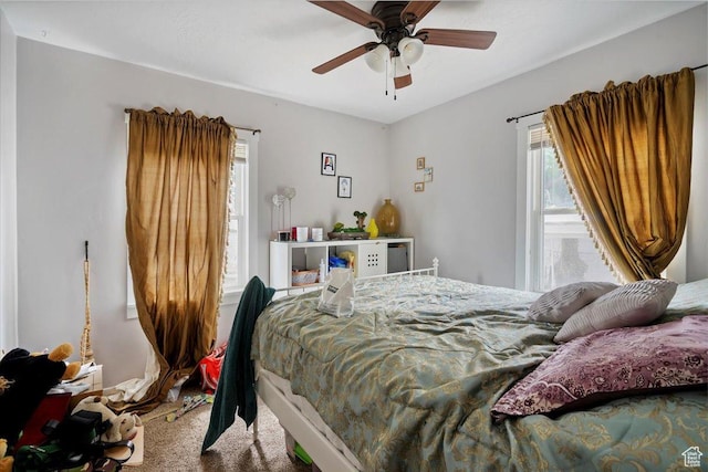 344 E Utopia Ave, South Salt Lake, UT 84115 - bedroom featuring carpet flooring and a ceiling fan